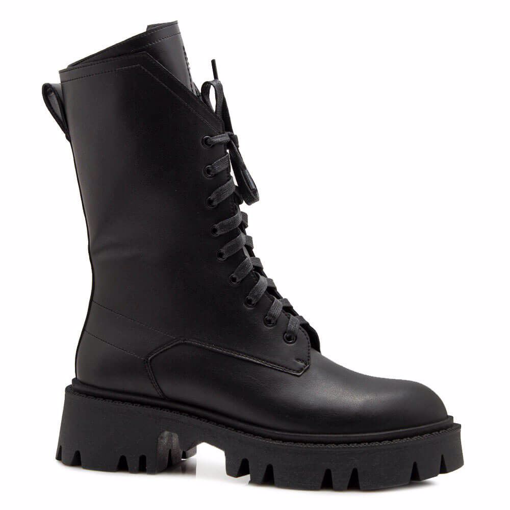 Черевики зимові на низькому ходу prego, Чорний