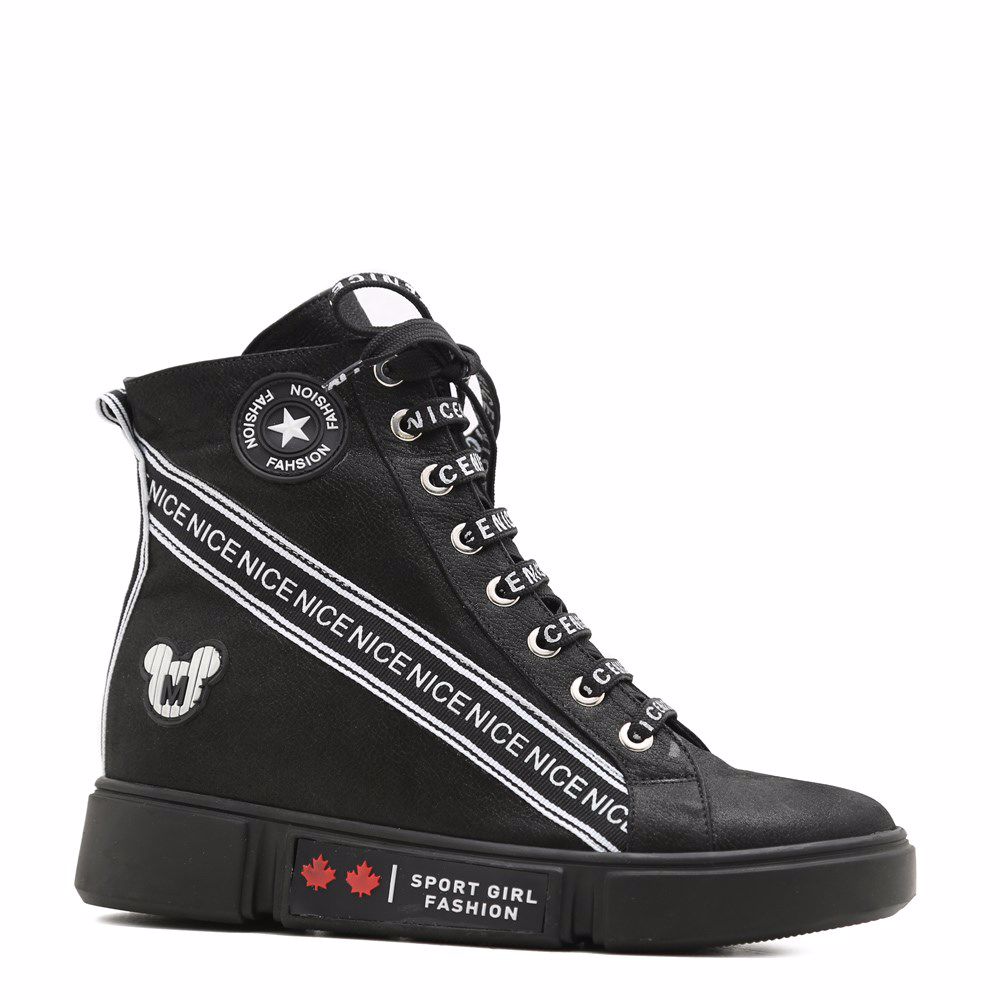 Черевики осінні на низькому ходу, Чорний
Черевики осінні на низькому ходу, Чорний