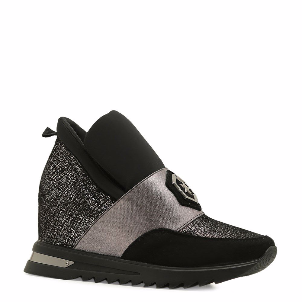 Туфли на платформе, Черный 
Туфли на платформе, Черный