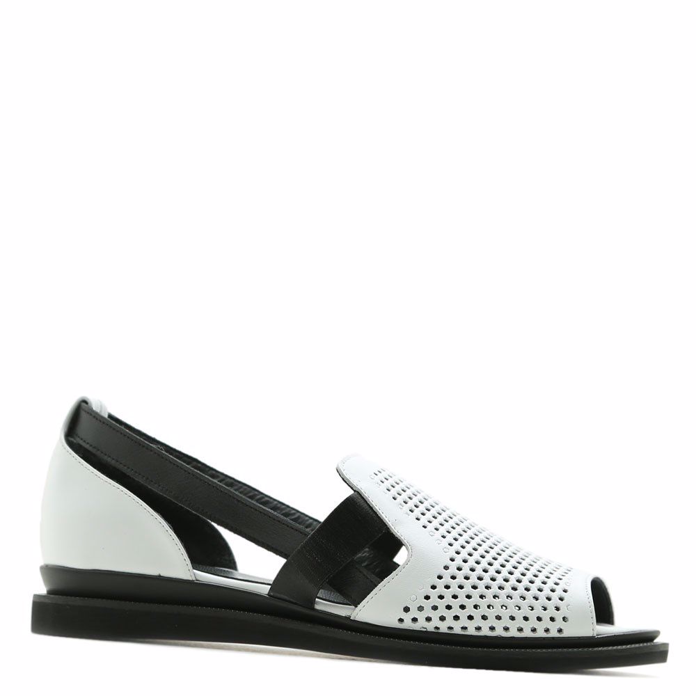 Босоножки на низком ходу, Белый 
Босоножки на низком ходу, Белый