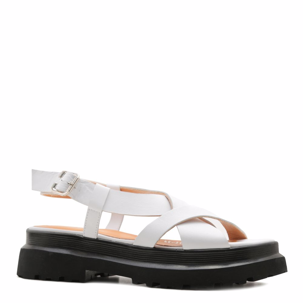 Босоніжки на платформі prego, Білий
Босоніжки на платформі prego, Білий