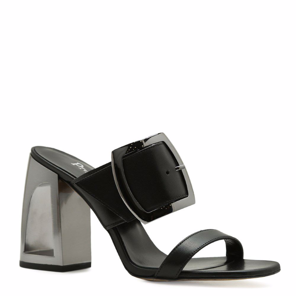 Шлепанцы на каблуке, Черный
Шлепанцы на каблуке, Черный