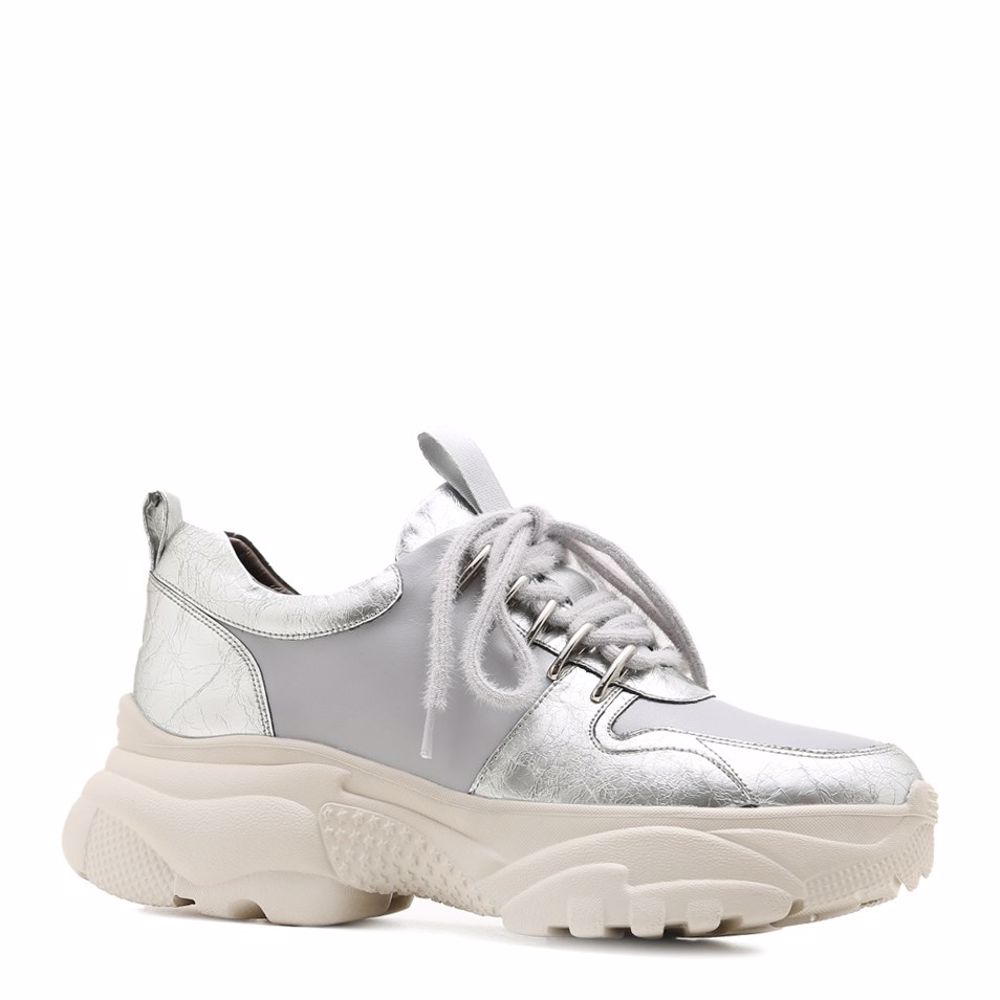 Кросівки жіночі, Срібло