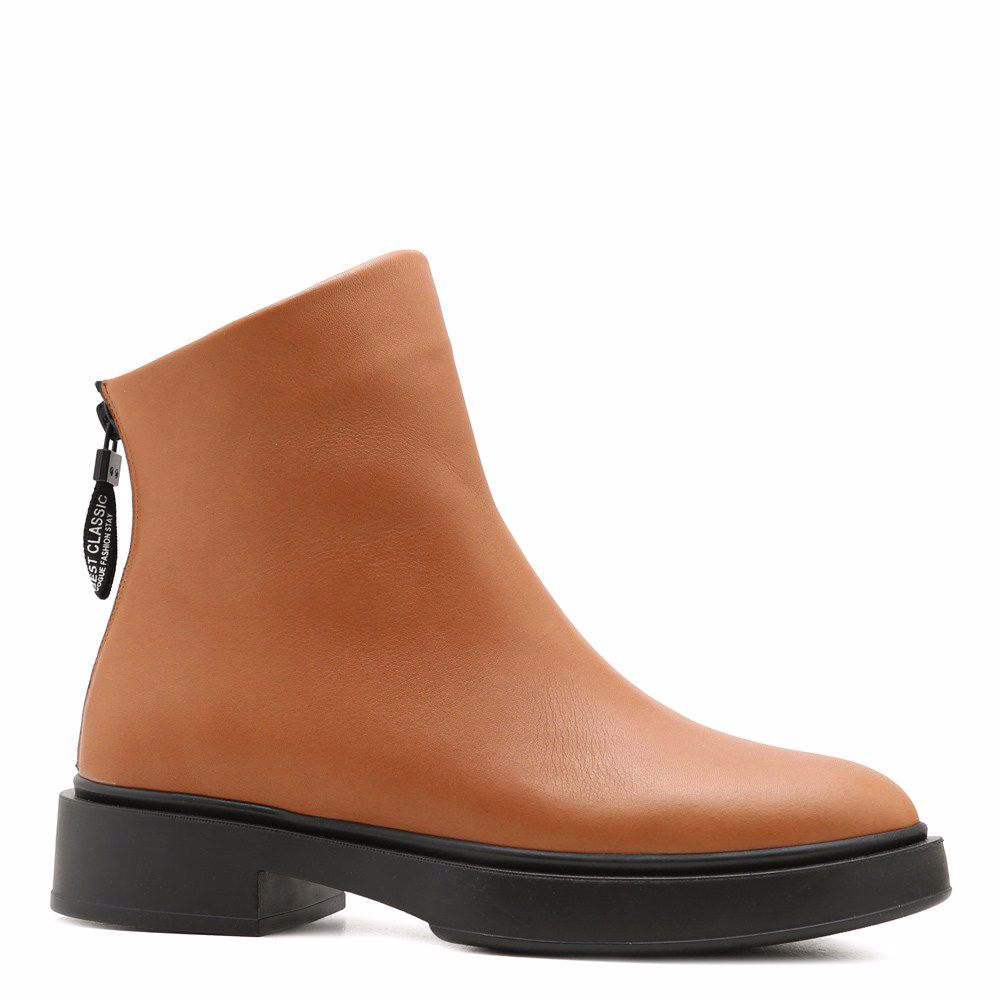 Ботинки осенние на низком ходу, Коричневий
Ботинки осенние на низком ходу, Коричневий