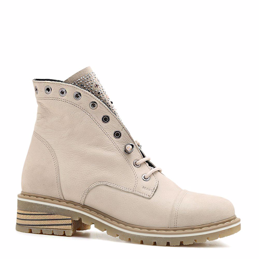 Ботинки осенние на низком ходу, Бежевый
Ботинки осенние на низком ходу, Бежевый