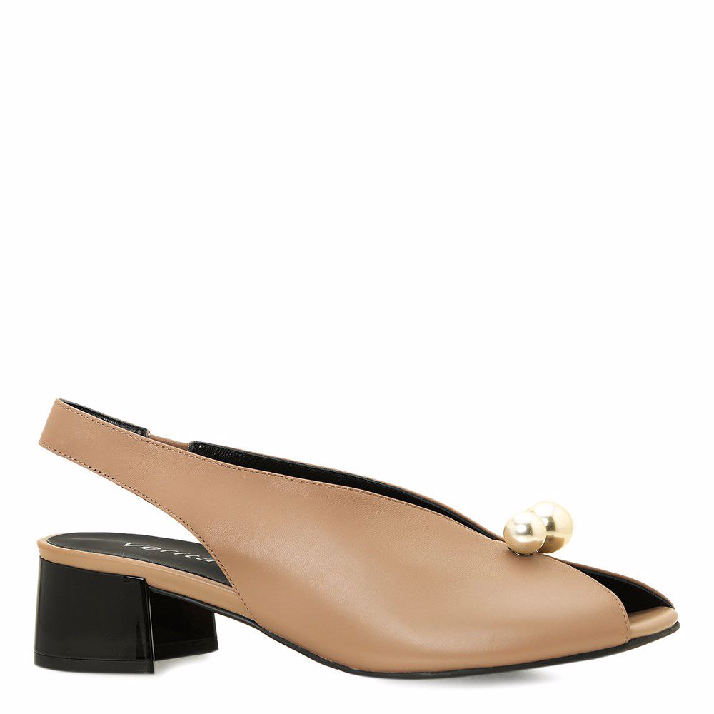 Босоножки на каблуке, Бежевый
Босоножки на каблуке, Бежевый