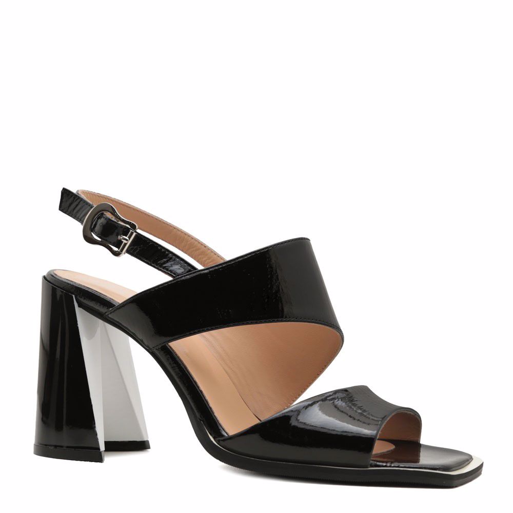 Босоніжки на підборах prego, Чорний
Босоніжки на підборах prego, Чорний