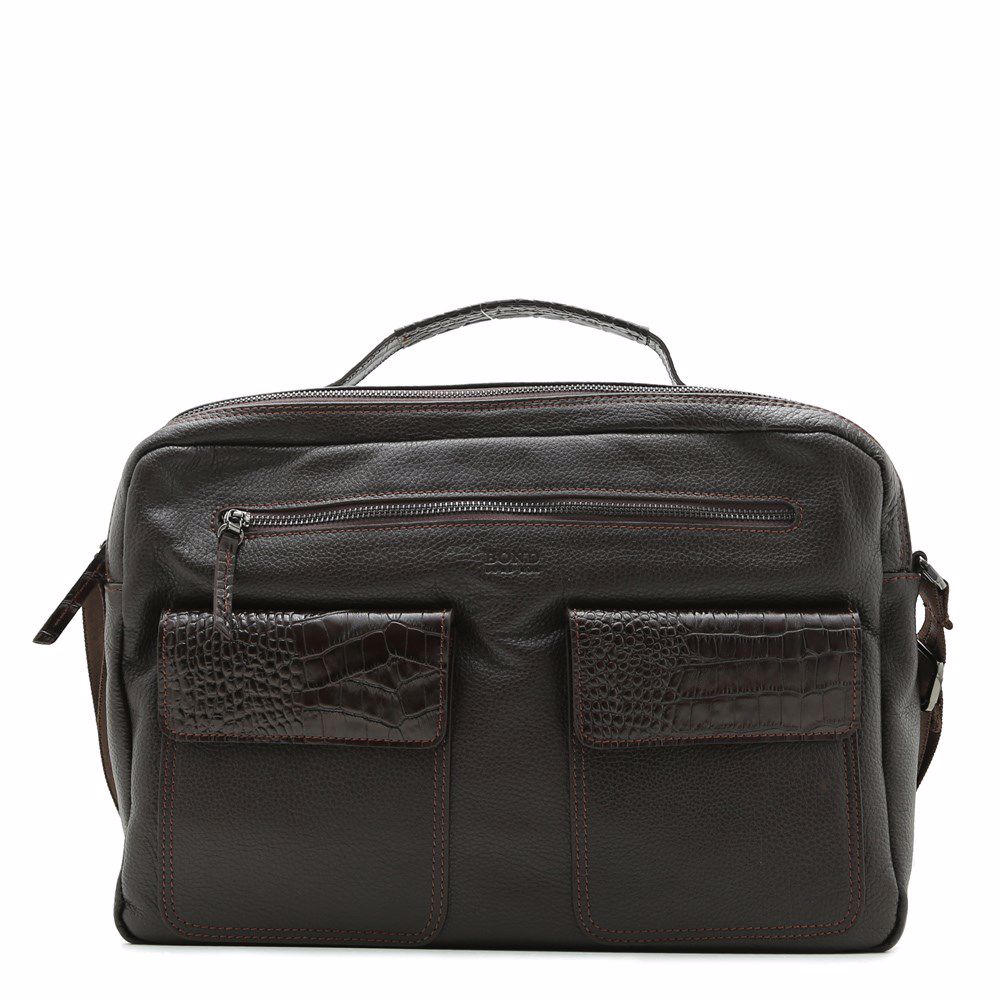 Портфель чоловічий з натуральної шкіри, Коричневий
Портфель чоловічий з натуральної шкіри, Коричневий