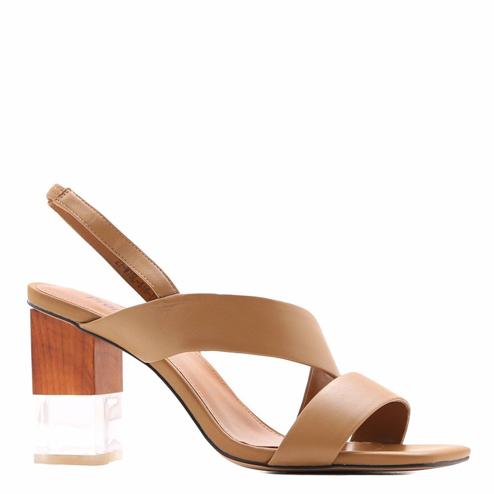 Босоніжки на підборах, Коричневий
Босоніжки на підборах, Коричневий