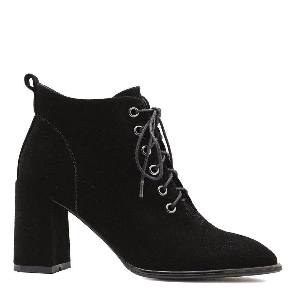 Черевики осінні на підборах prego, Чорний 
Черевики осінні на підборах prego, Чорний