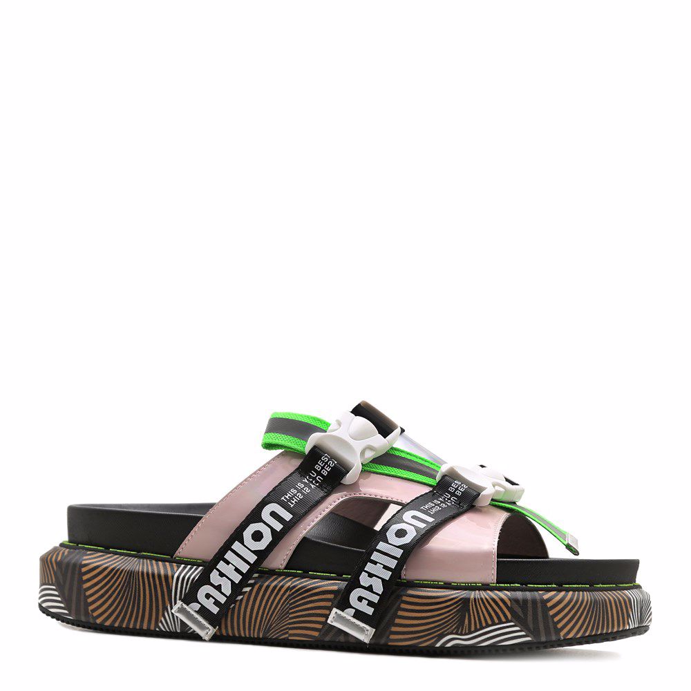 Шльопанці на низькому ходу prego, Комбінований
Шльопанці на низькому ходу prego, Комбінований