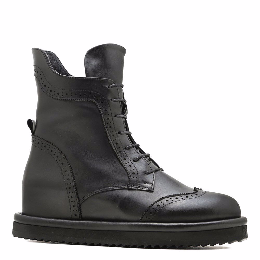 Черевики зимові на платформі prego, Чорний
Черевики зимові на платформі prego, Чорний