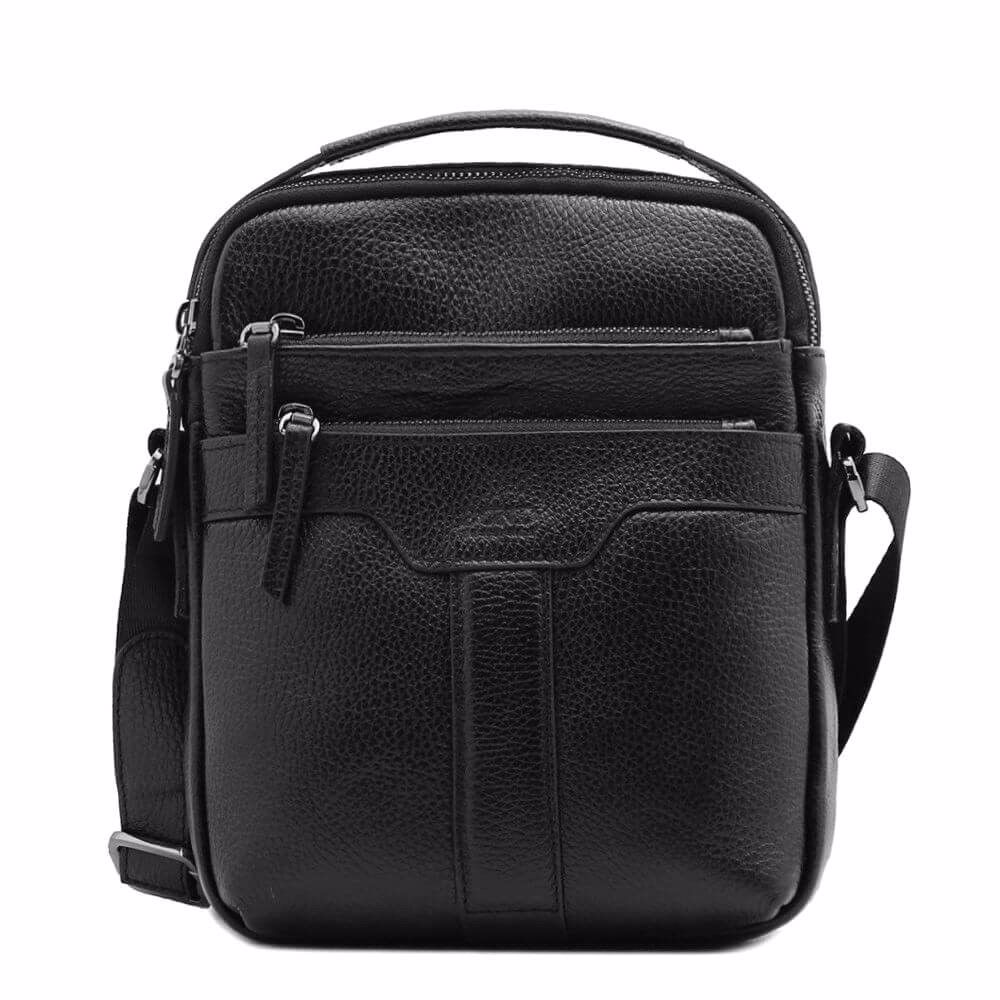 Сумка чоловіча з натуральної шкіри, Чорний
Сумка чоловіча з натуральної шкіри, Чорний
