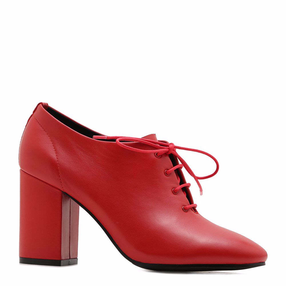 Ботильони на підборах, Червоний
Ботильони на підборах, Червоний