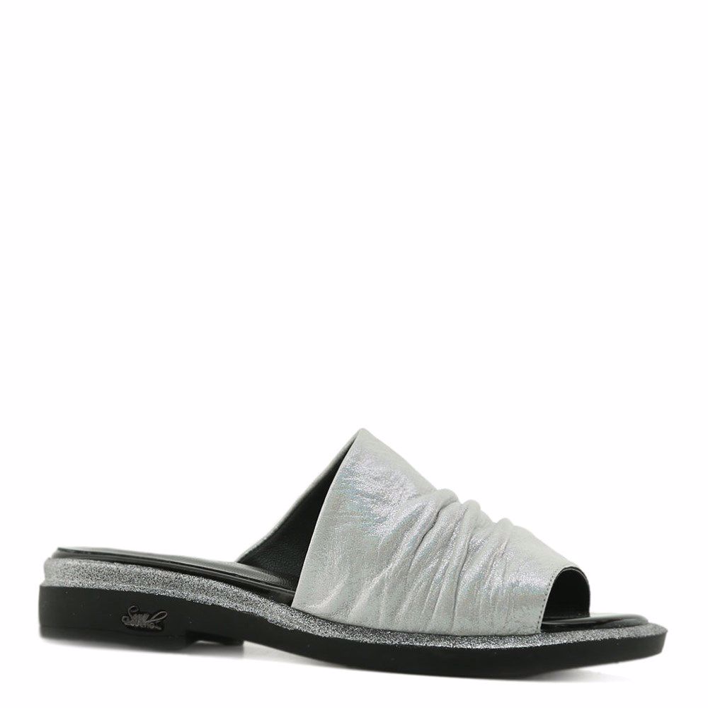 Шлепанцы на низком ходу, Серебро
Шлепанцы на низком ходу, Серебро