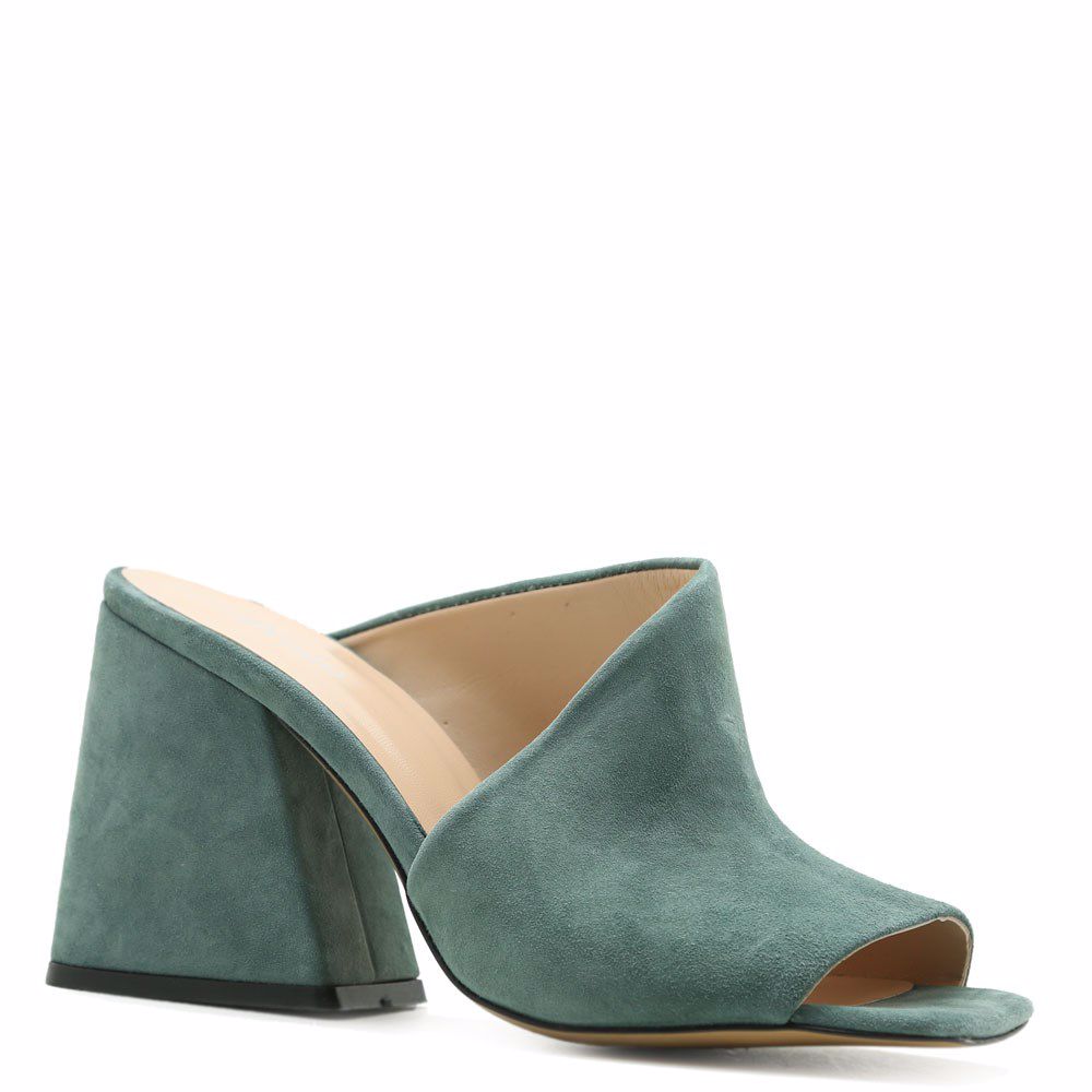 Шлепанцы на каблуке, Бирюзовый
Шлепанцы на каблуке, Бирюзовый