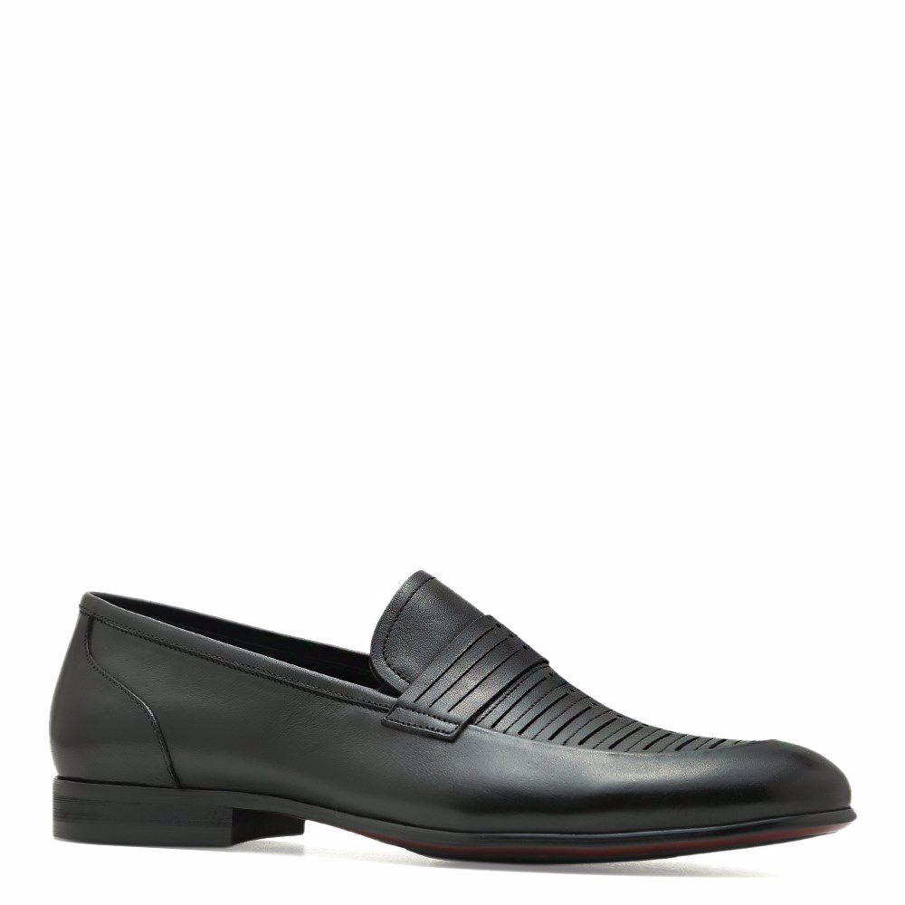 Туфлі чоловічі з перфорацією, Чорний 
Туфлі чоловічі з перфорацією, Чорний