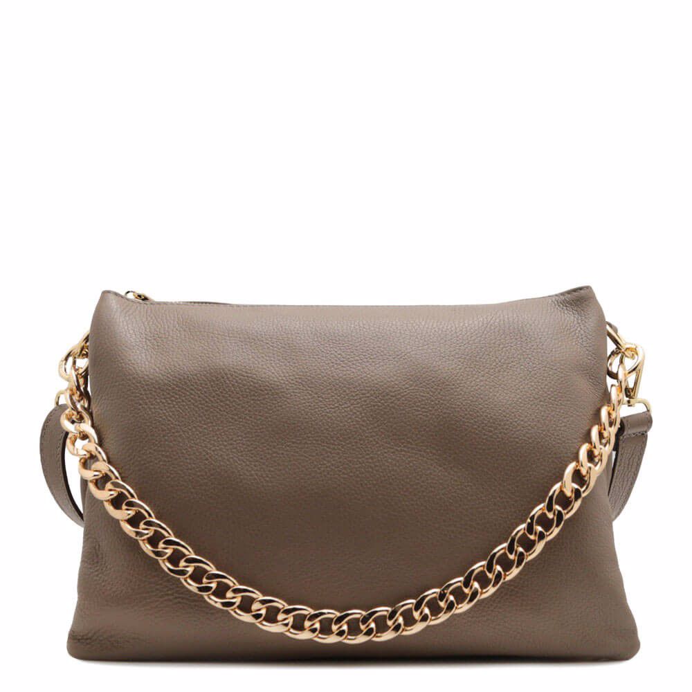 Сумка з натуральної шкіри prego, Бежевий 
Сумка з натуральної шкіри prego, Бежевий