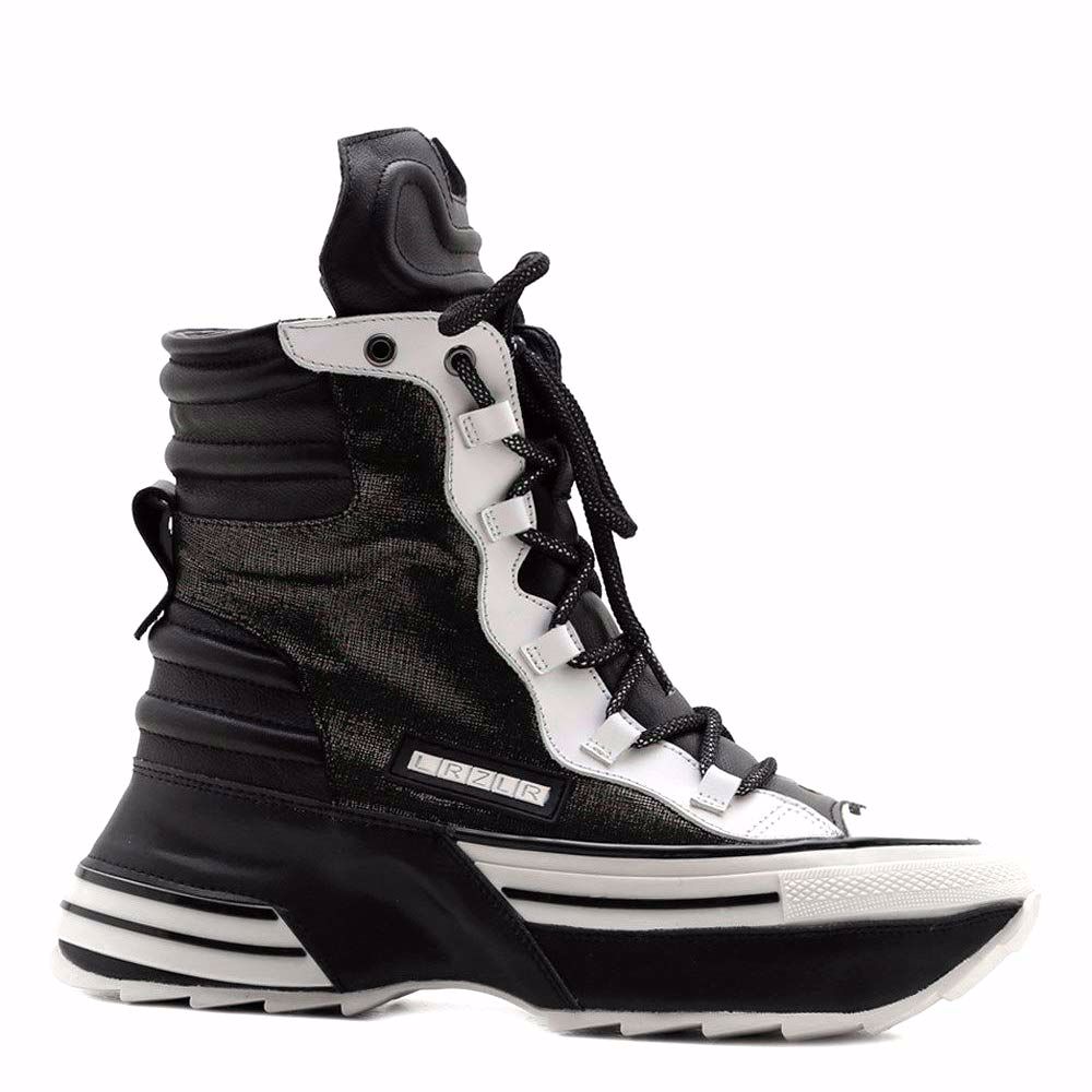 Ботинки зимние на платформе, Чорний 
Ботинки зимние на платформе, Чорний