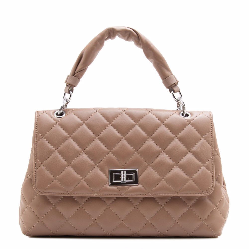 Сумка з натуральної шкіри, Бежевий 
Сумка з натуральної шкіри, Бежевий