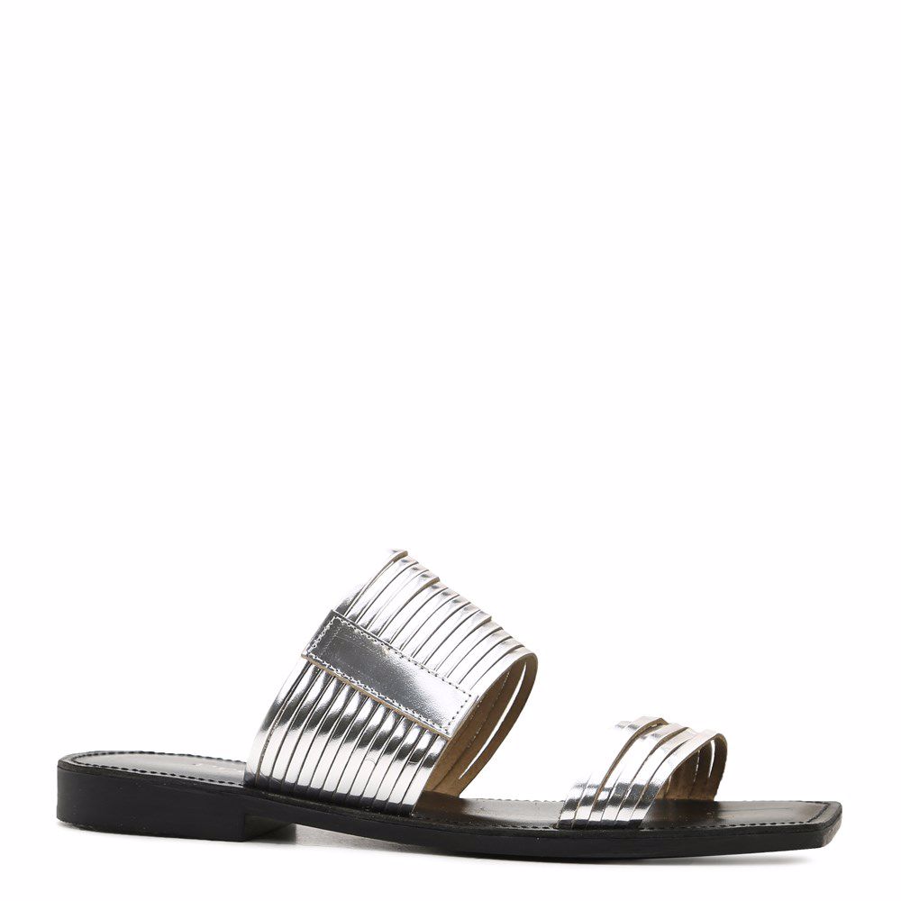 Шльопанці на низькому ходу prego, Срібло
Шльопанці на низькому ходу prego, Срібло