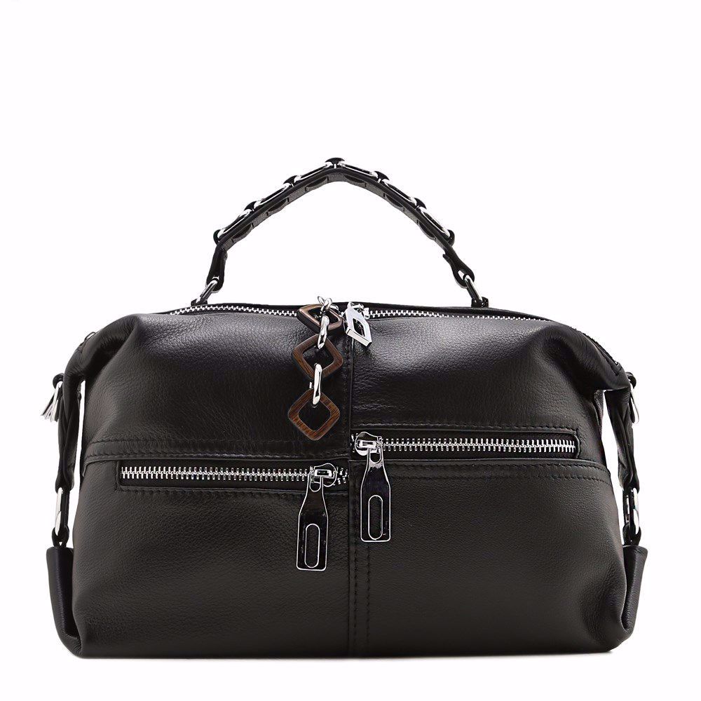 Сумка з натуральної шкіри, Чорний
Сумка з натуральної шкіри, Чорний