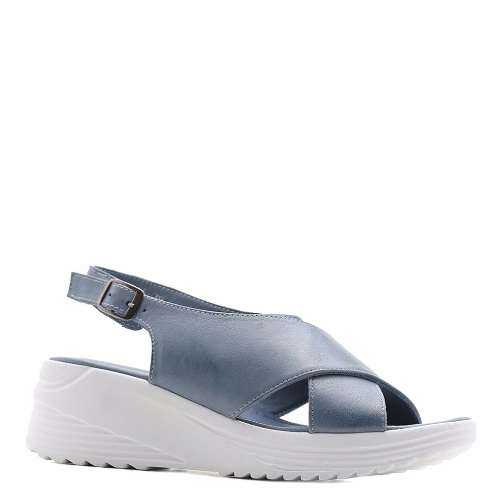 Босоніжки на платформі, Блакитний
Босоніжки на платформі, Блакитний