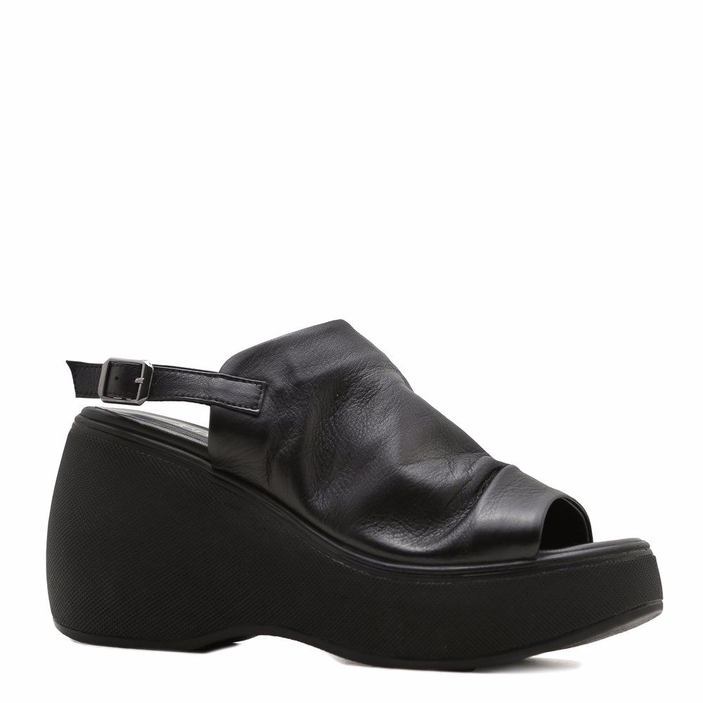 Босоніжки на платформі, Чорний
Босоніжки на платформі, Чорний