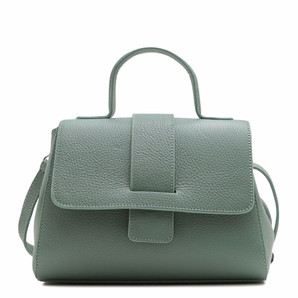 Сумка з натуральної шкіри prego, Зелений 
Сумка з натуральної шкіри prego, Зелений