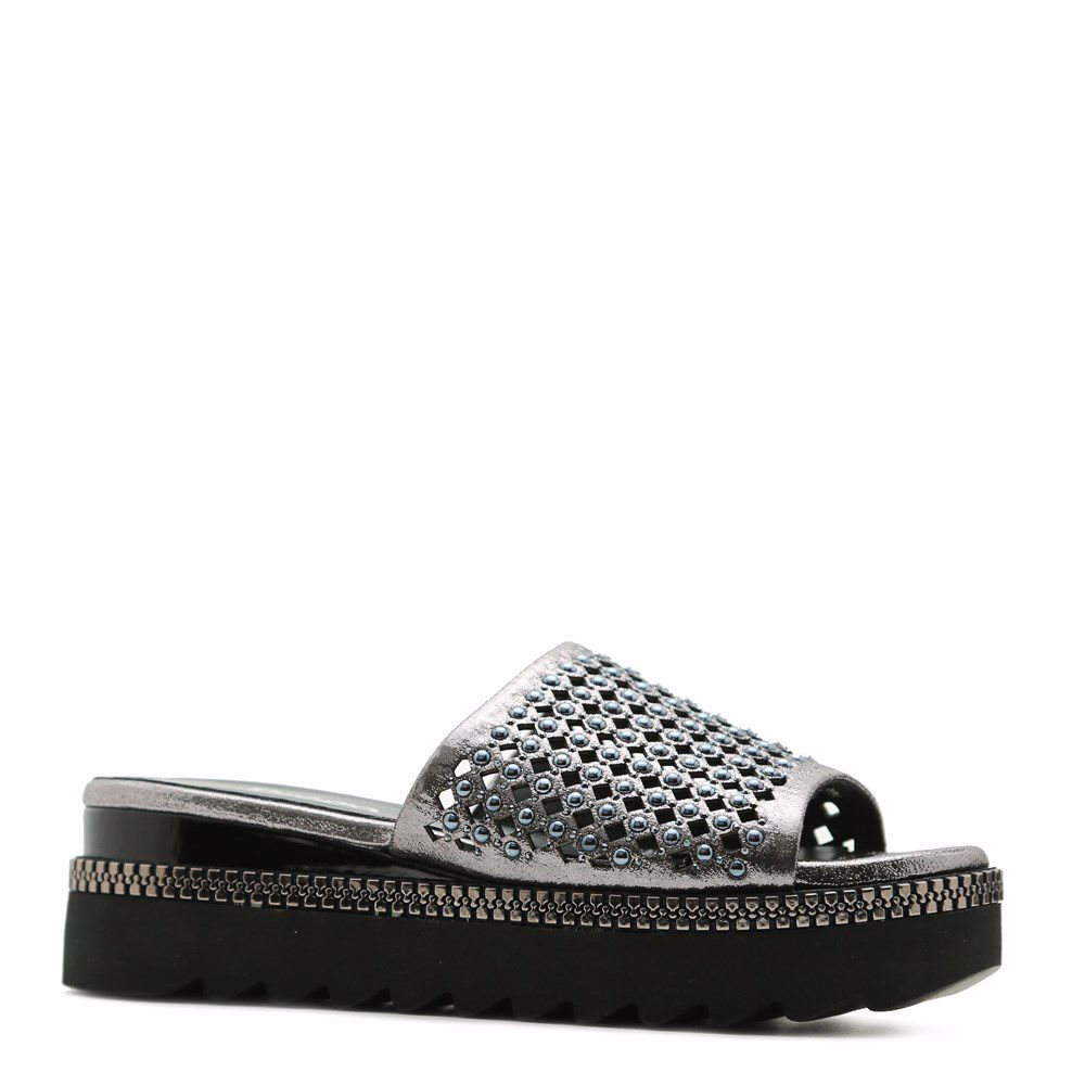 Шлепанцы на платформе, Серый
Шлепанцы на платформе, Серый