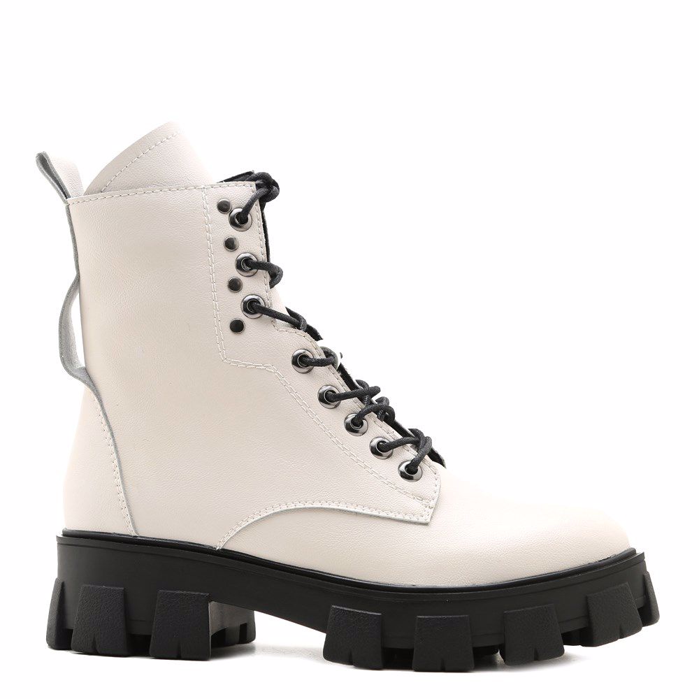 Ботинки осенние на низком ходу, Кремовый
Ботинки осенние на низком ходу, Кремовый