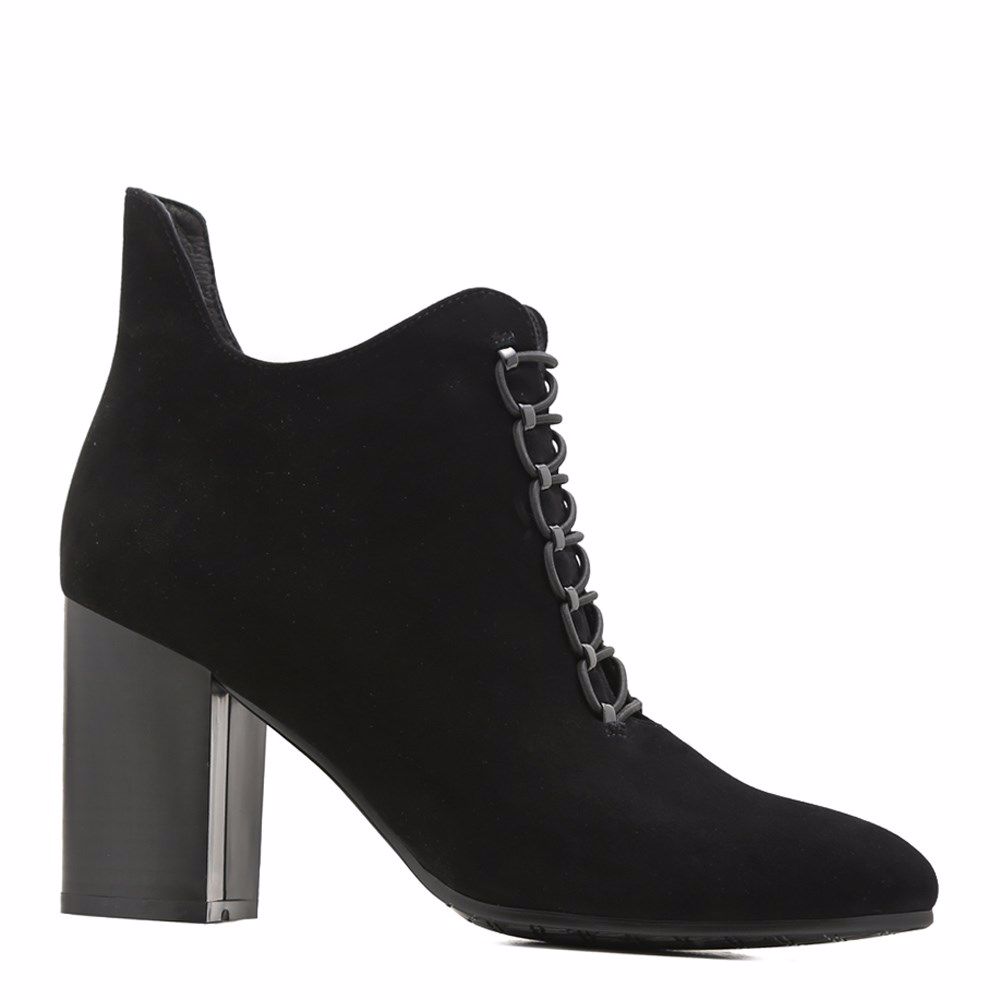 Ботинки осенние на каблуке, Чорний
Ботинки осенние на каблуке, Чорний