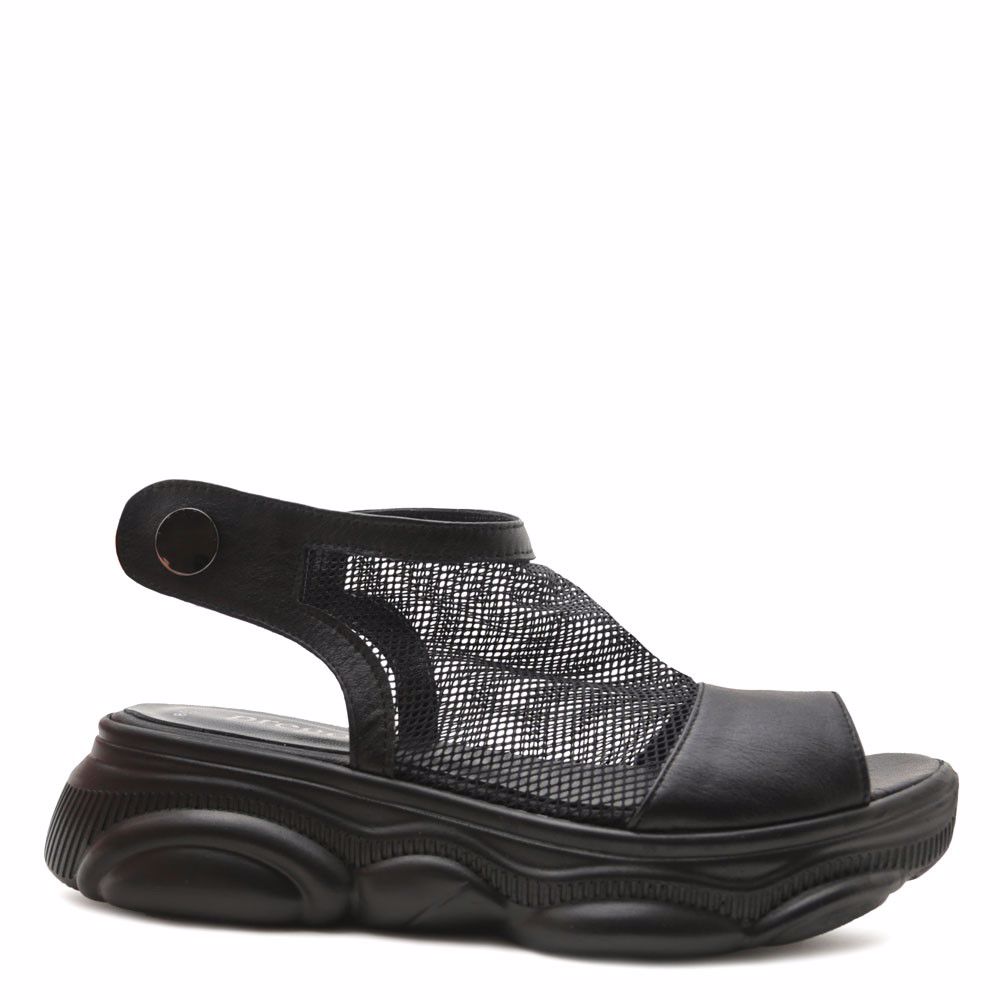 Босоніжки на платформі prego, Чорний
Босоніжки на платформі prego, Чорний