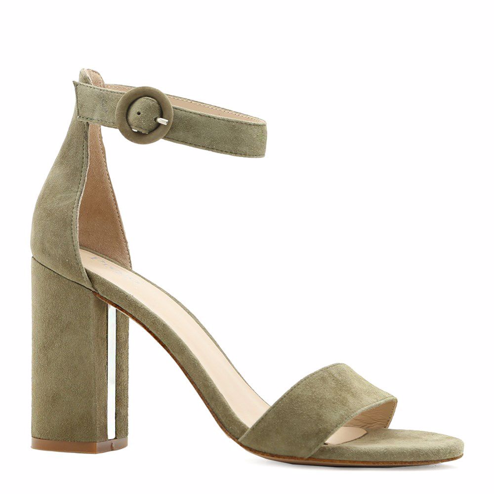 Босоножки на каблуке, Оливковый
Босоножки на каблуке, Оливковый