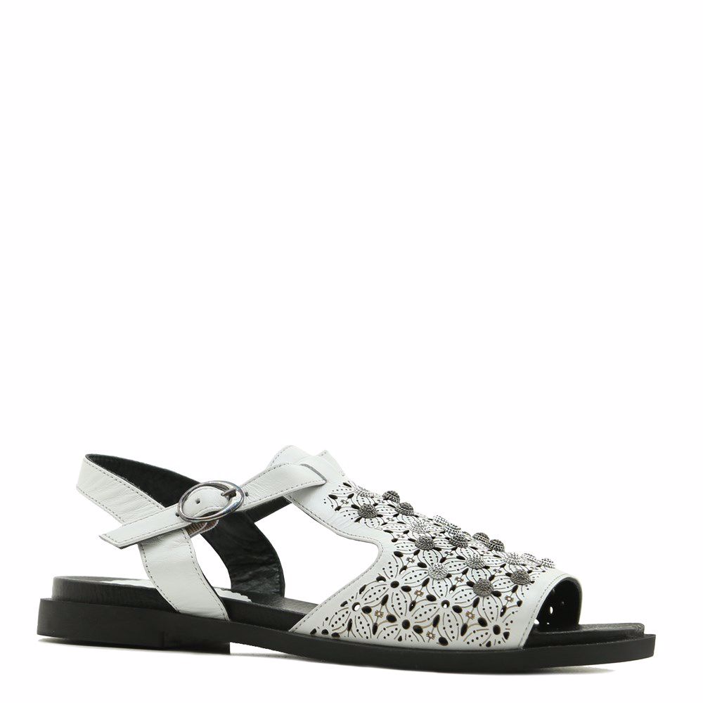 Босоніжки на низькому ходу, Білий
Босоніжки на низькому ходу, Білий