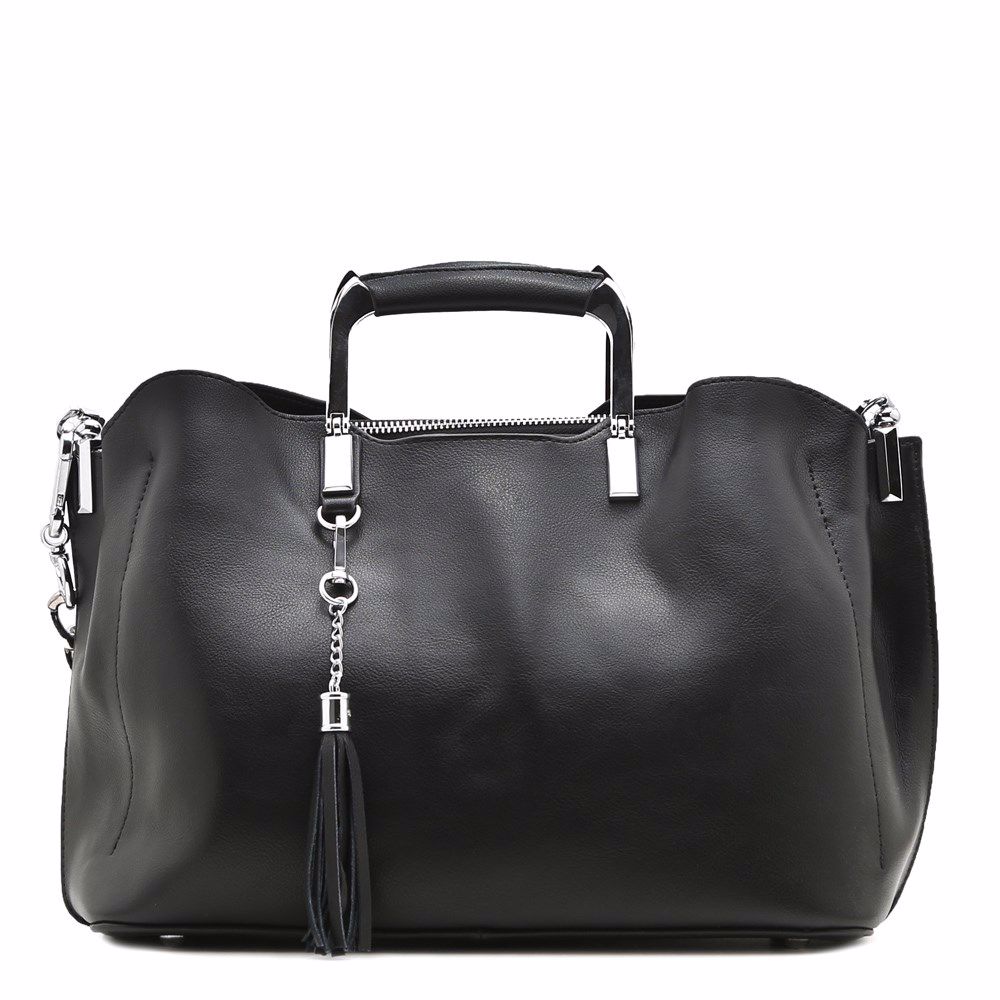 Сумка из натуральной кожи, Черный 
Сумка из натуральной кожи, Черный