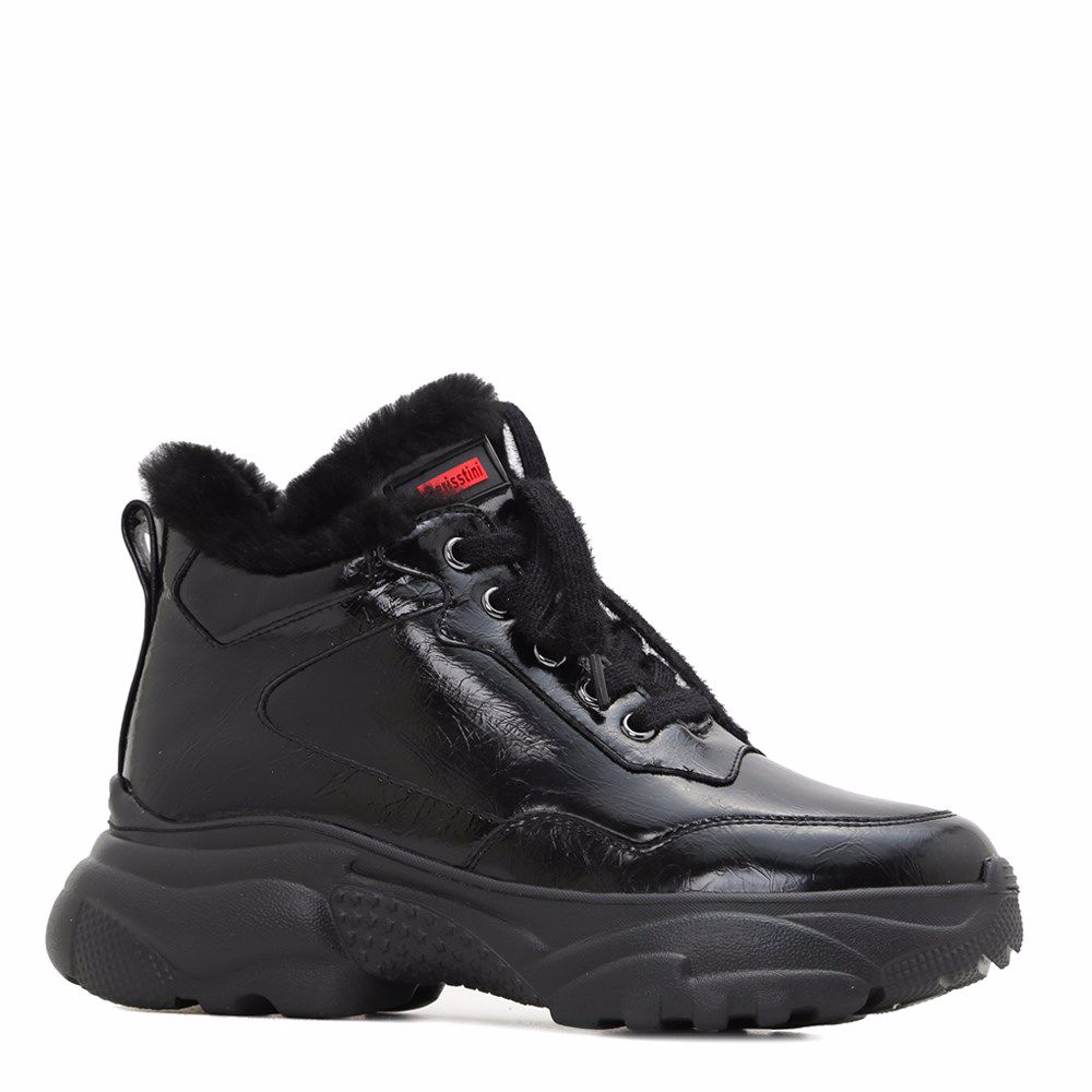 Черевики зимові на низькому ходу, Чорний
Черевики зимові на низькому ходу, Чорний