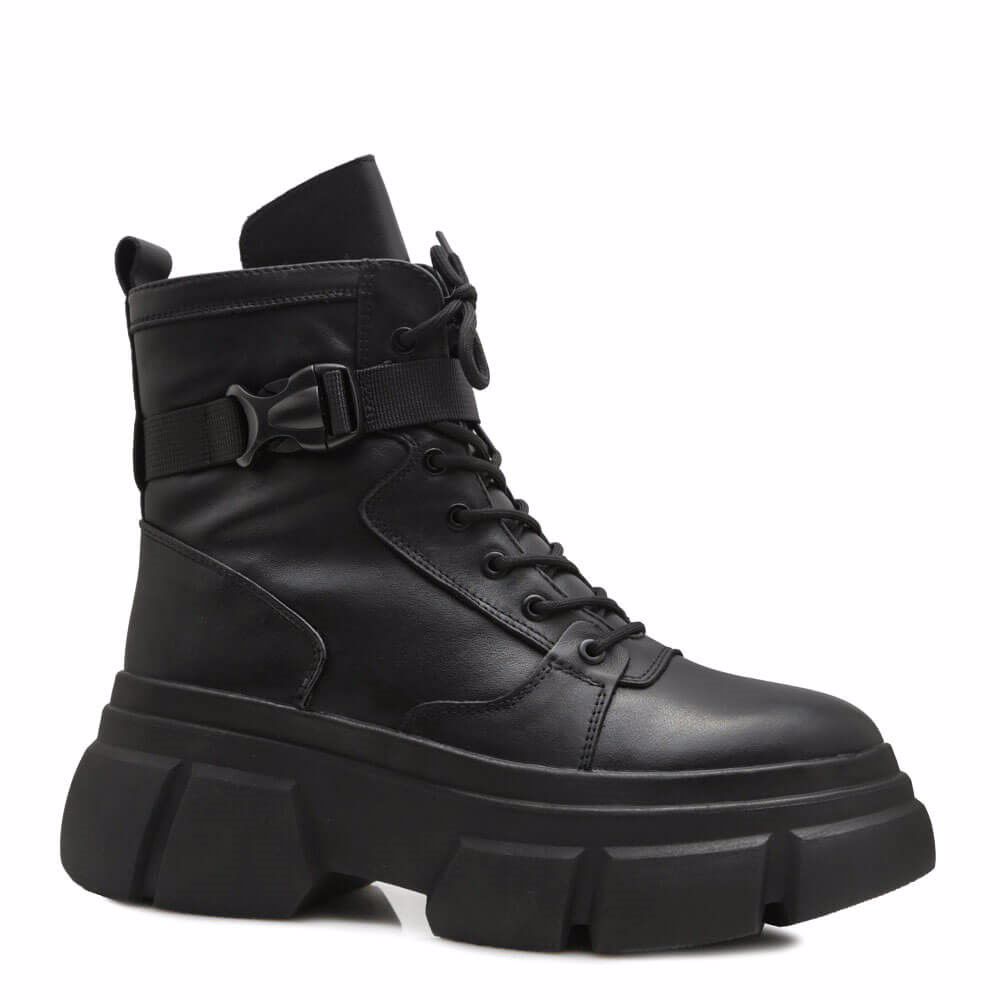 Черевики зимові на платформі prego, Чорний
Черевики зимові на платформі prego, Чорний