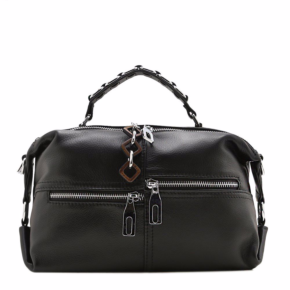 Сумка из натуральной кожи, Черный 
Сумка из натуральной кожи, Черный