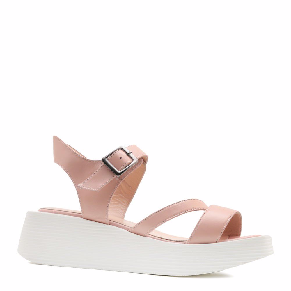 Босоніжки на платформі prego, Рожевий 
Босоніжки на платформі prego, Рожевий