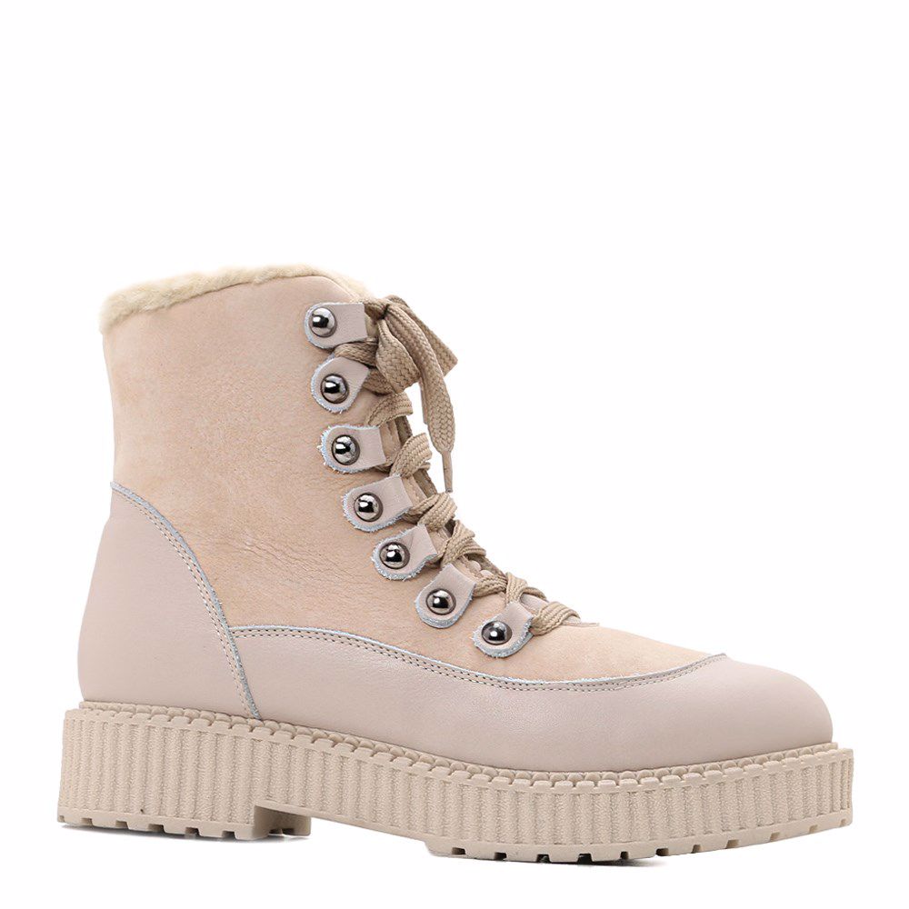 Черевики зимові на низькому ходу, Бежевий
Черевики зимові на низькому ходу, Бежевий