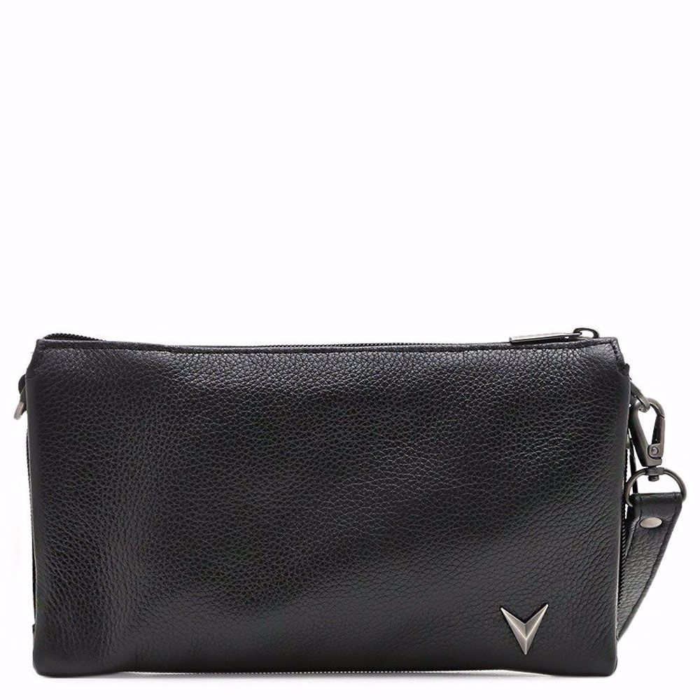 Барсетка мужская из натуральной кожи, Черный
Барсетка мужская из натуральной кожи, Черный