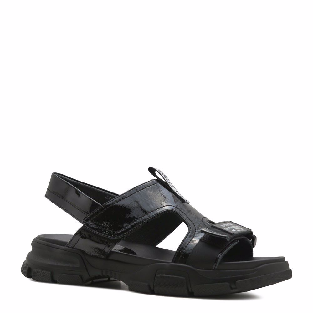 Босоніжки на низькому ходу prego, Чорний
Босоніжки на низькому ходу prego, Чорний