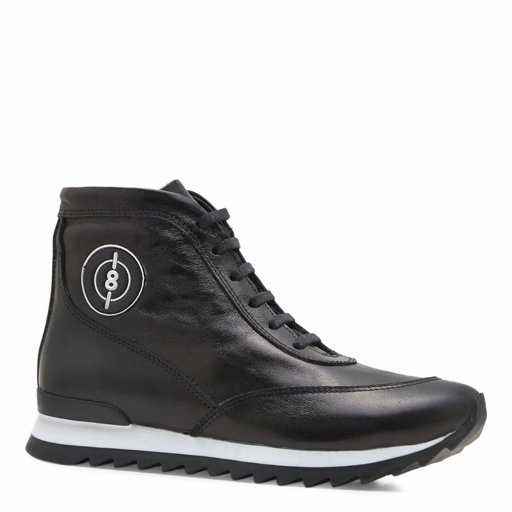 Ботинки осенние на низком ходу, Чорний 
Ботинки осенние на низком ходу, Чорний