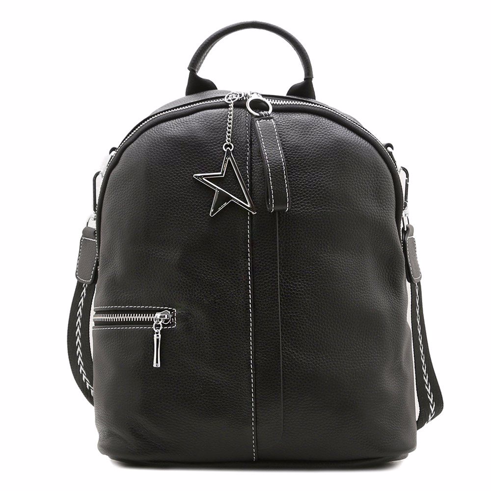 Рюкзак женский кожаный, Черный
Рюкзак женский кожаный, Черный