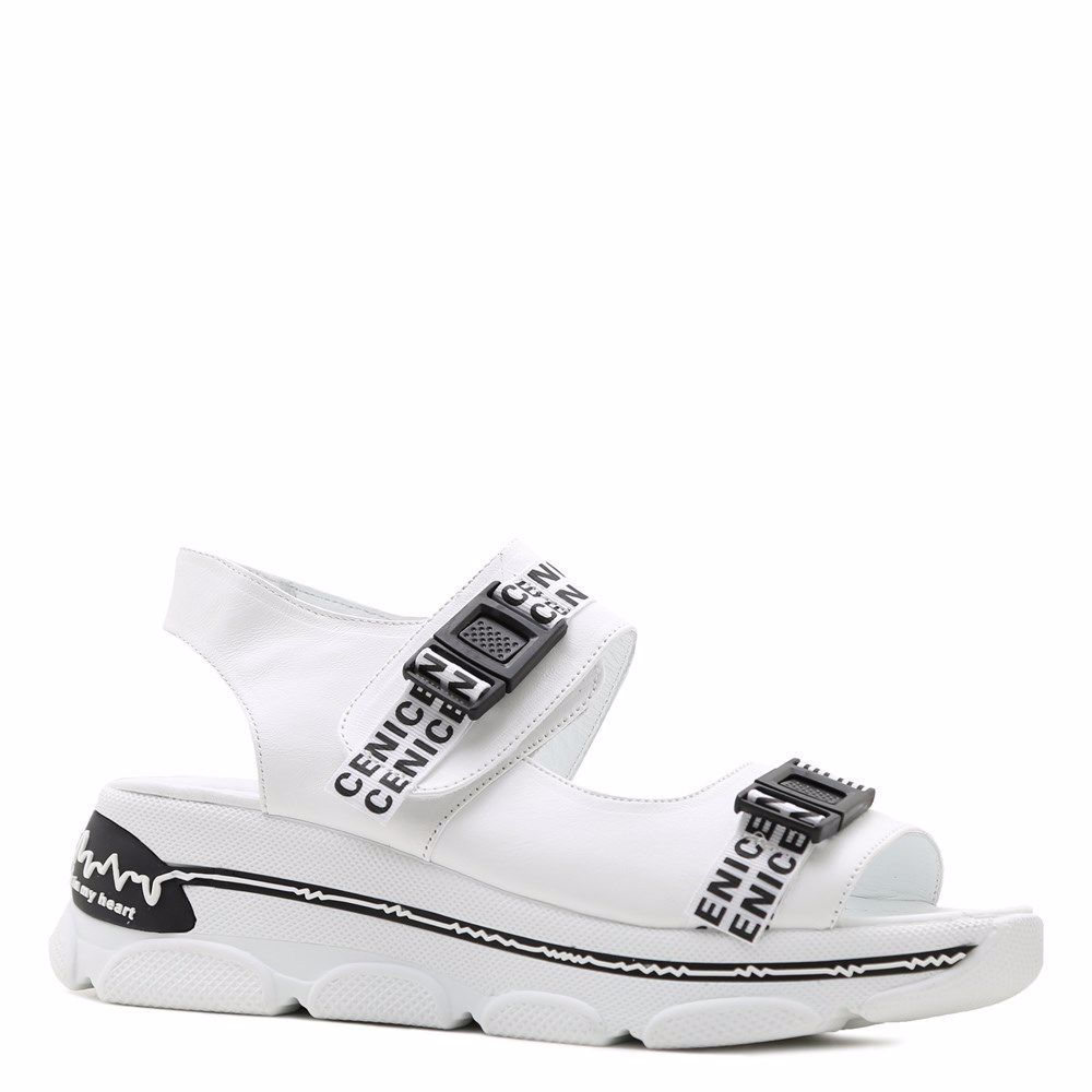 Босоніжки на платформі, Білий
Босоніжки на платформі, Білий