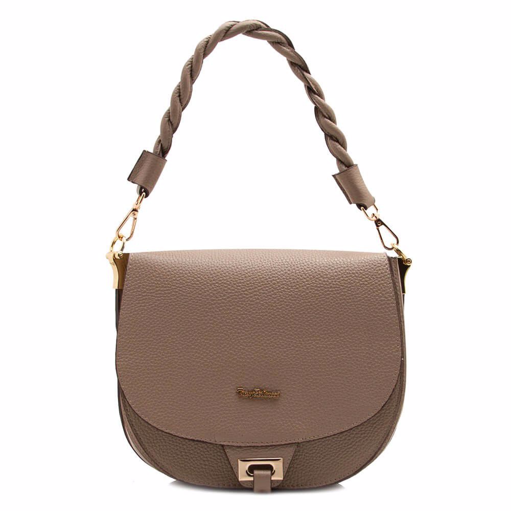 Сумка з натуральної шкіри, Бежевий 
Сумка з натуральної шкіри, Бежевий