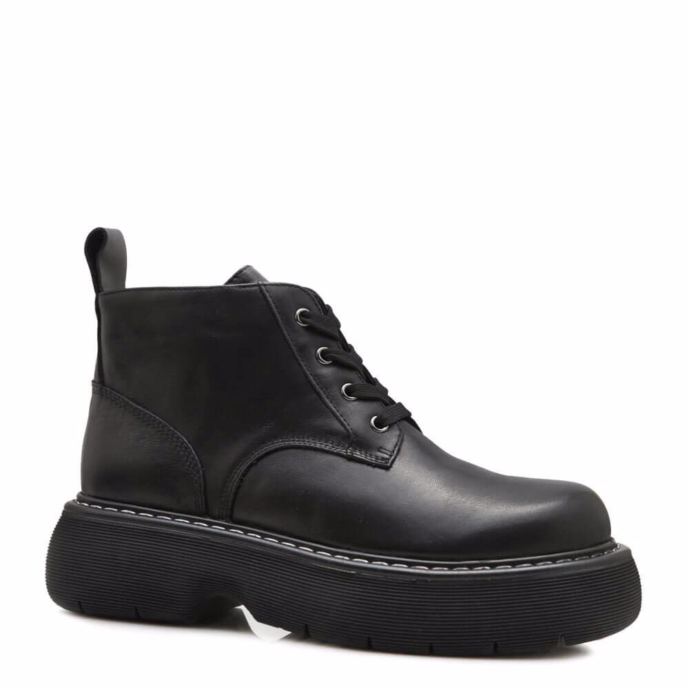 Черевики осінні на низькому ходу prego, Чорний 
Черевики осінні на низькому ходу prego, Чорний