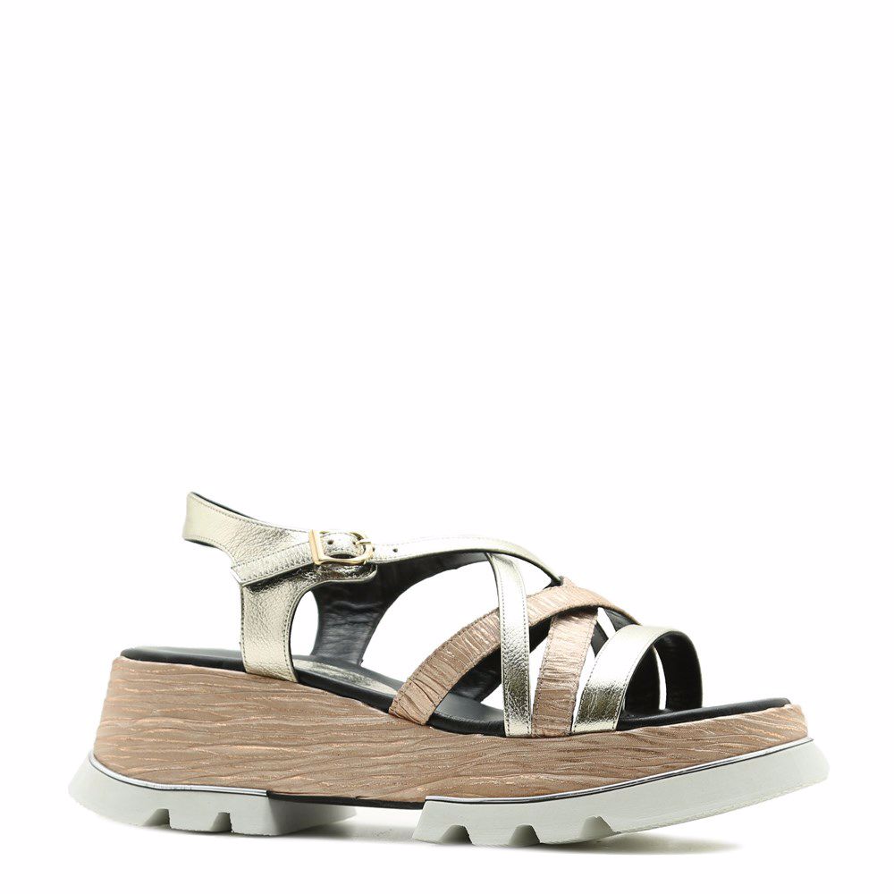 Босоножки на платформе, Золотий
Босоножки на платформе, Золотий