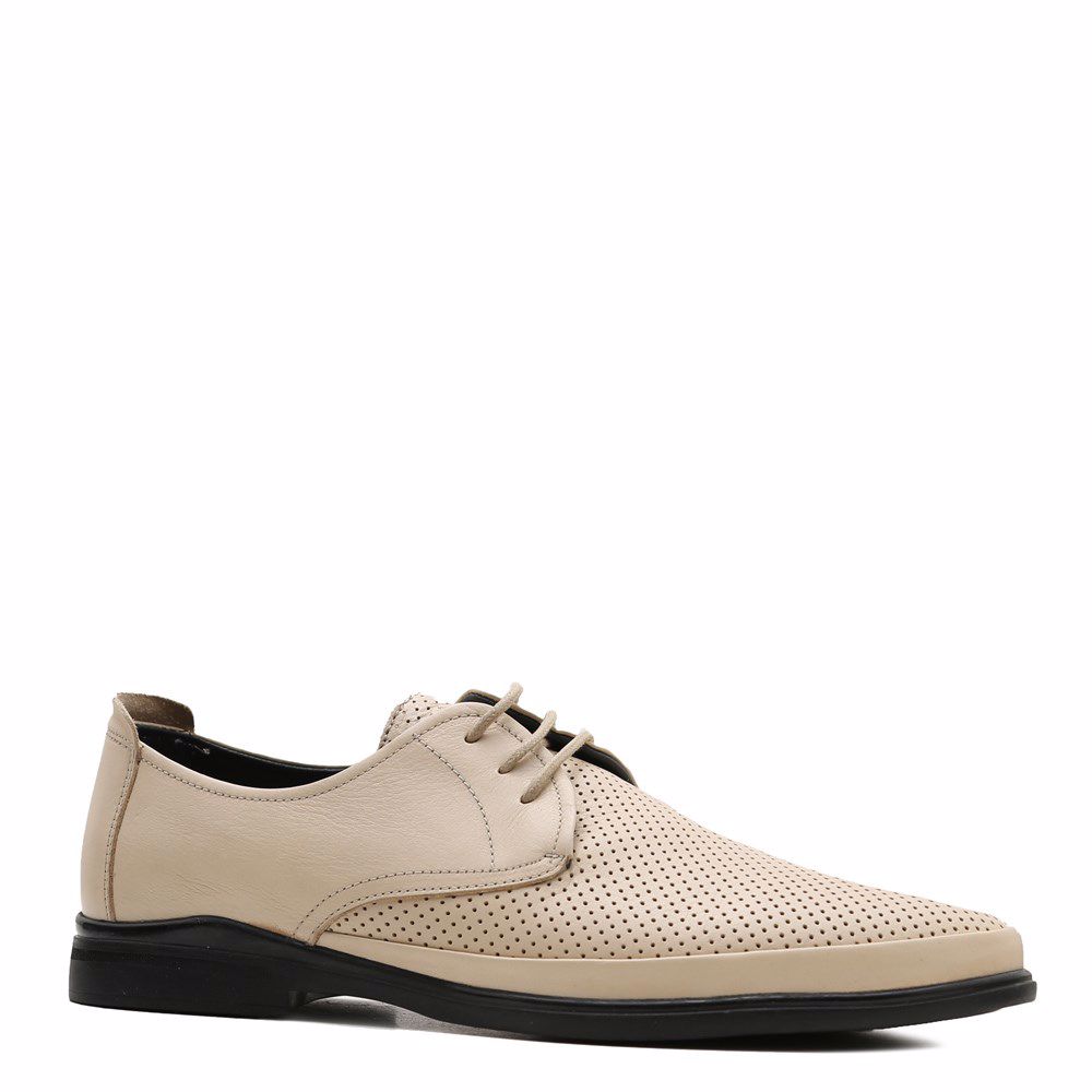 Туфлі чоловічі з перфорацією, Кремовий
Туфлі чоловічі з перфорацією, Кремовий